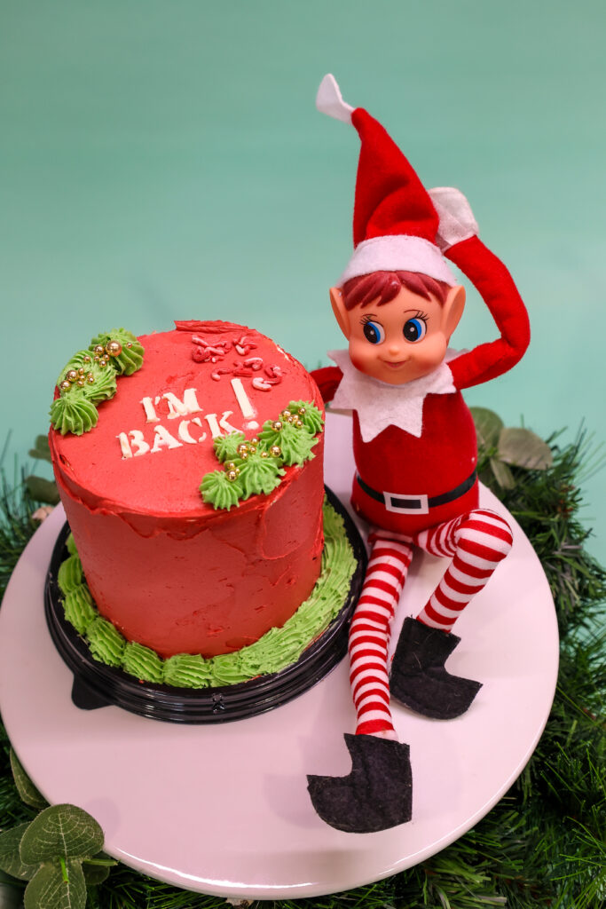 Elf Mini Christmas Cake